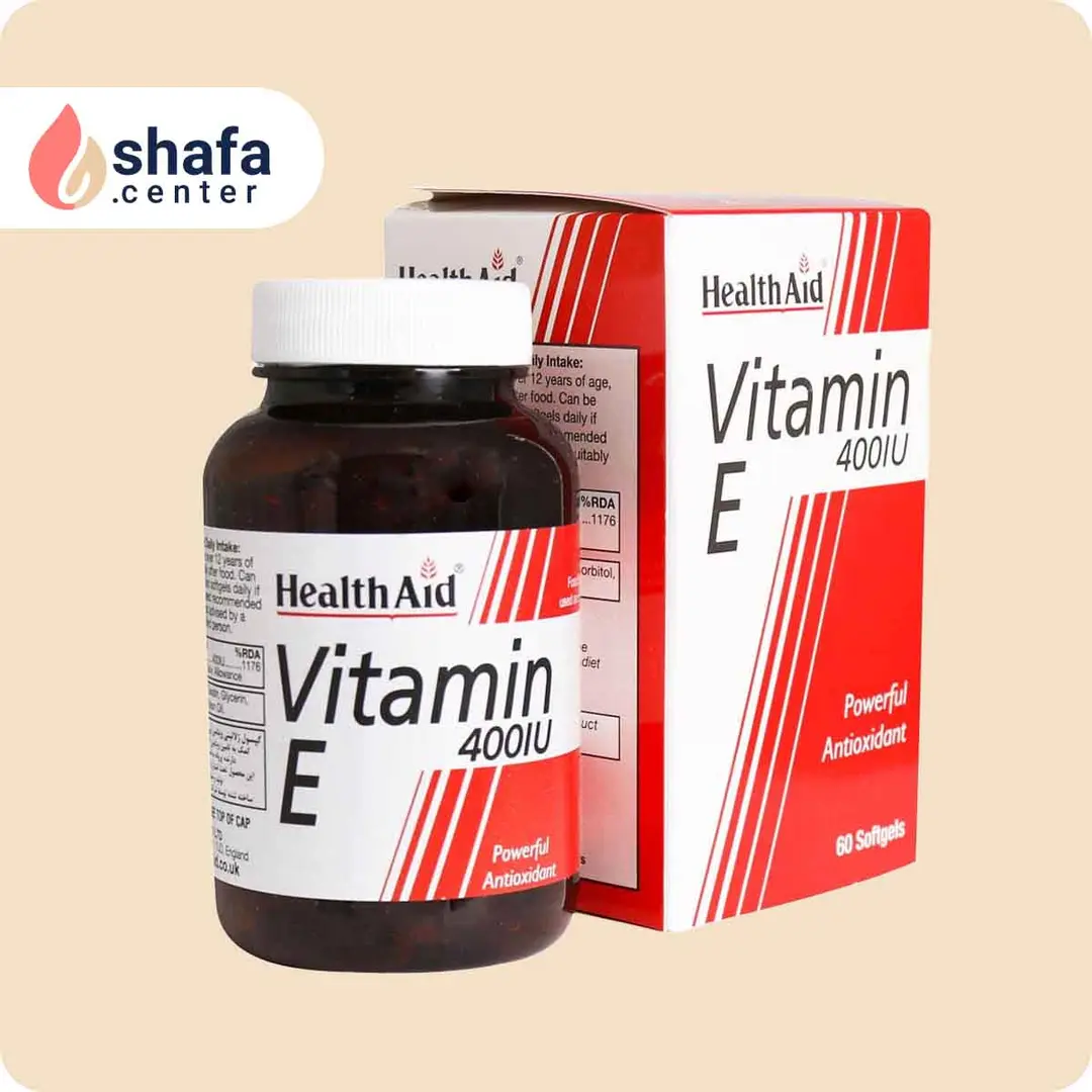 سافت ژل ویتامین E 400 واحد هلث اید