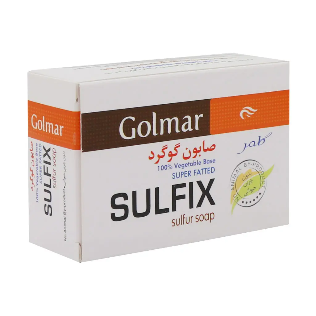 صابون کنترل کننده چربی گوگرد گلمر - 120 گرم