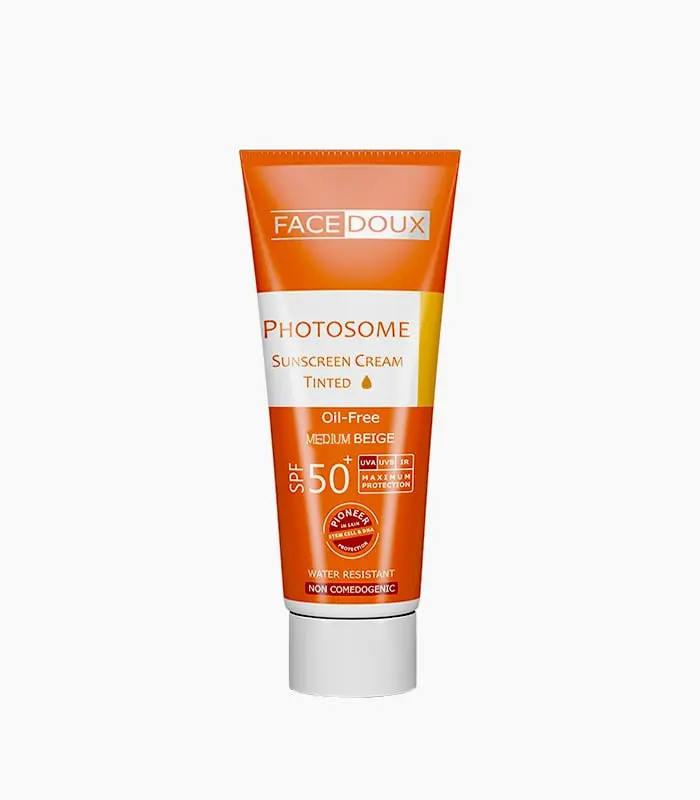 کرم ضد آفتاب SPF50 فاقد چربی فیس دوکس - بژ متوسط